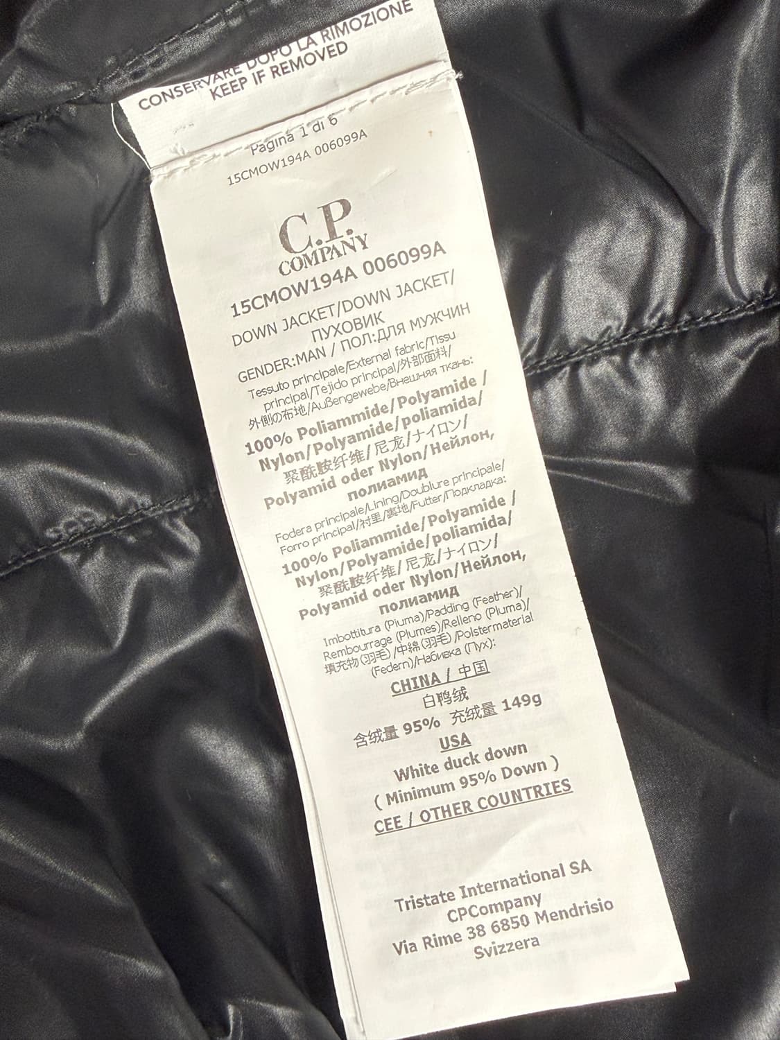 CP컴퍼니 DD쉘 컨실러블 후드 다운 자켓 블랙 M사이즈 상품이미지5