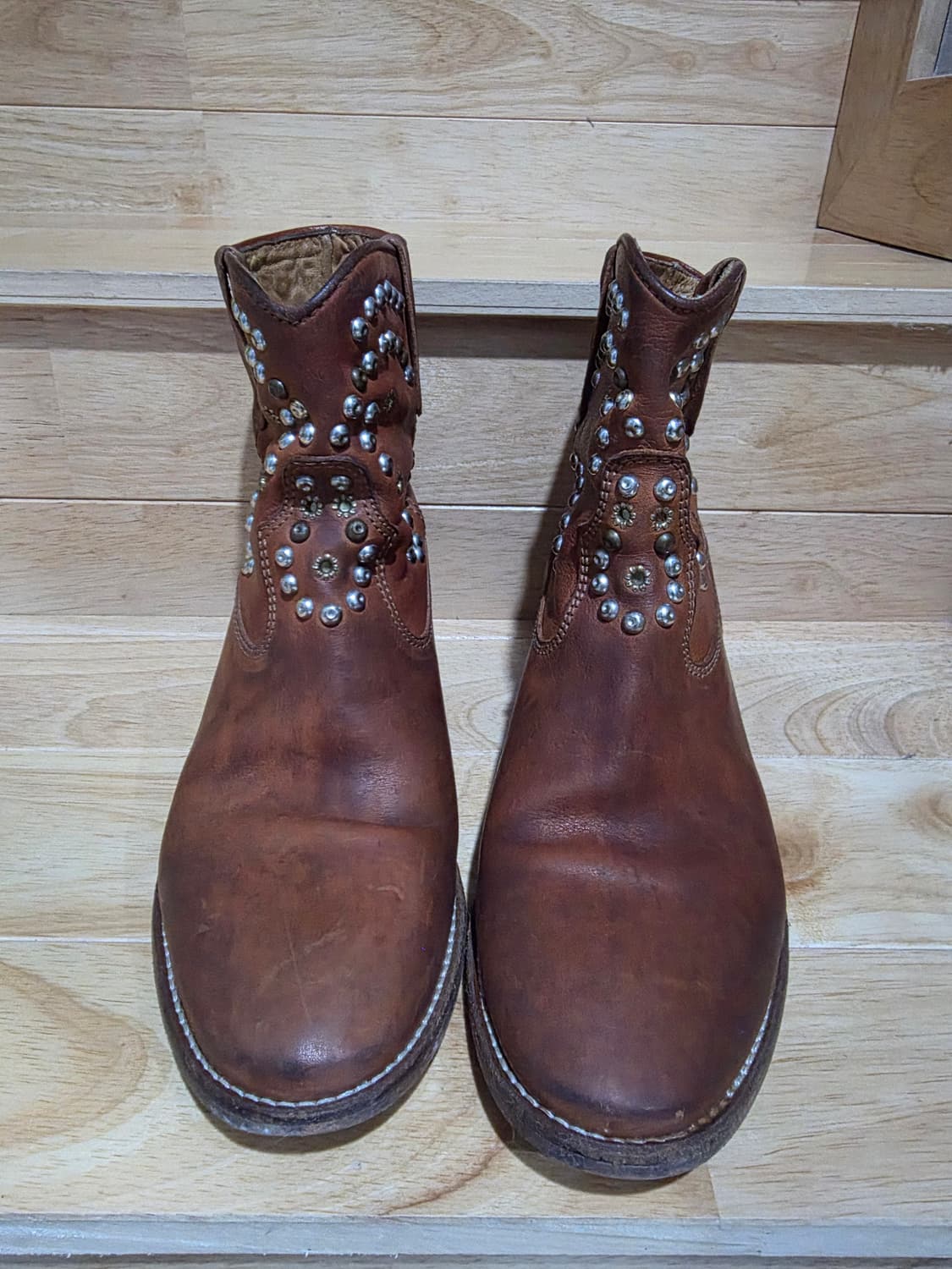 이자벨마랑 caleen 클러스터 브라운 스터드 장식 웨스턴 부츠 39 상품이미지6