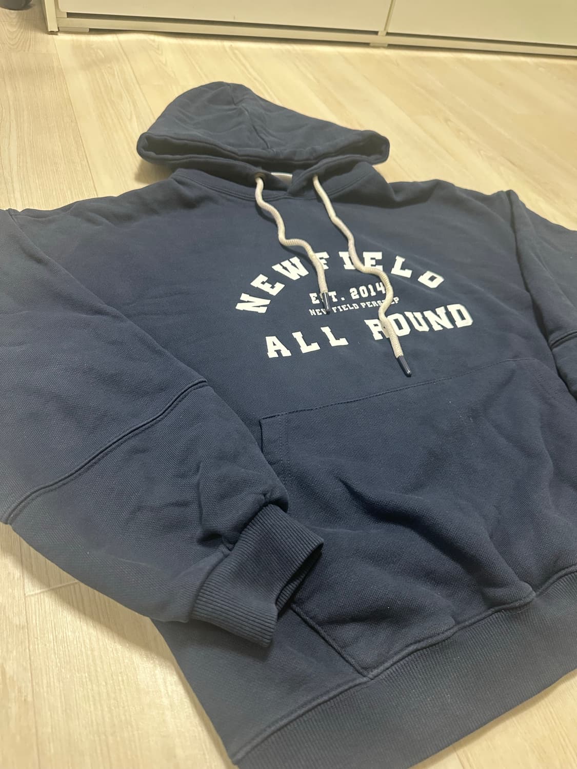 뉴필드 후드 남색 L 상품이미지3