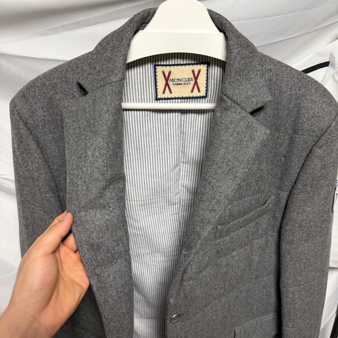 [S+급/5] 몽클레어 감마블루 울 블레이저 패딩 자켓 상품이미지7