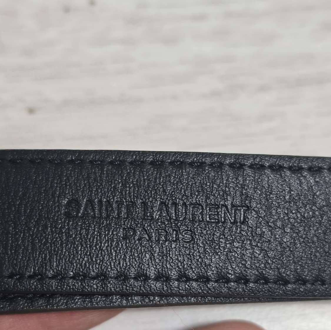 (정품) 생로랑 모노그램 빈티지 벨트 90사이즈 (명품 허리띠) 상품이미지5