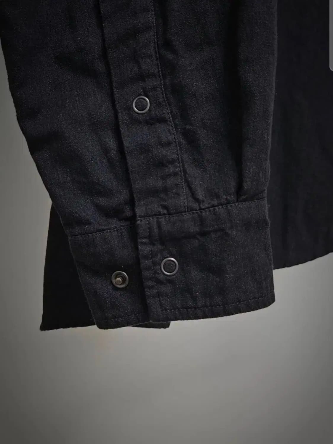 마카웨어 풀라이닝 오가닉 코튼 셔츠자켓 블랙 상품이미지4