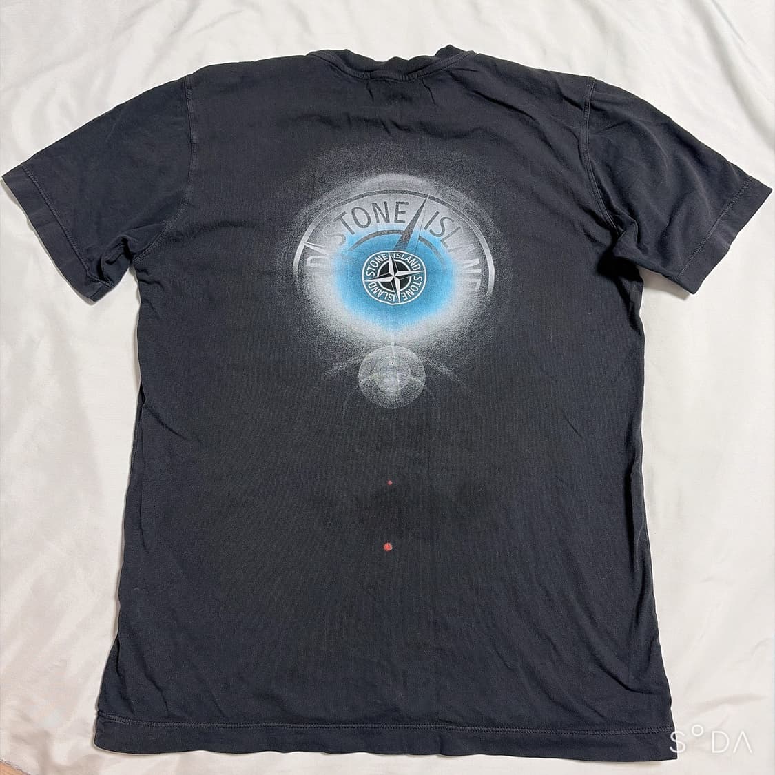 스톤아일랜드 주니어 블랙 반팔 티셔츠 (정) 상품이미지2