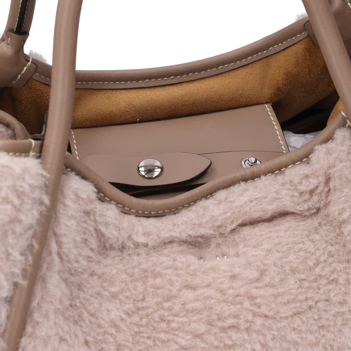 막스마라 4516164206 마린 테디 토트백 알파카 레더 상품이미지5