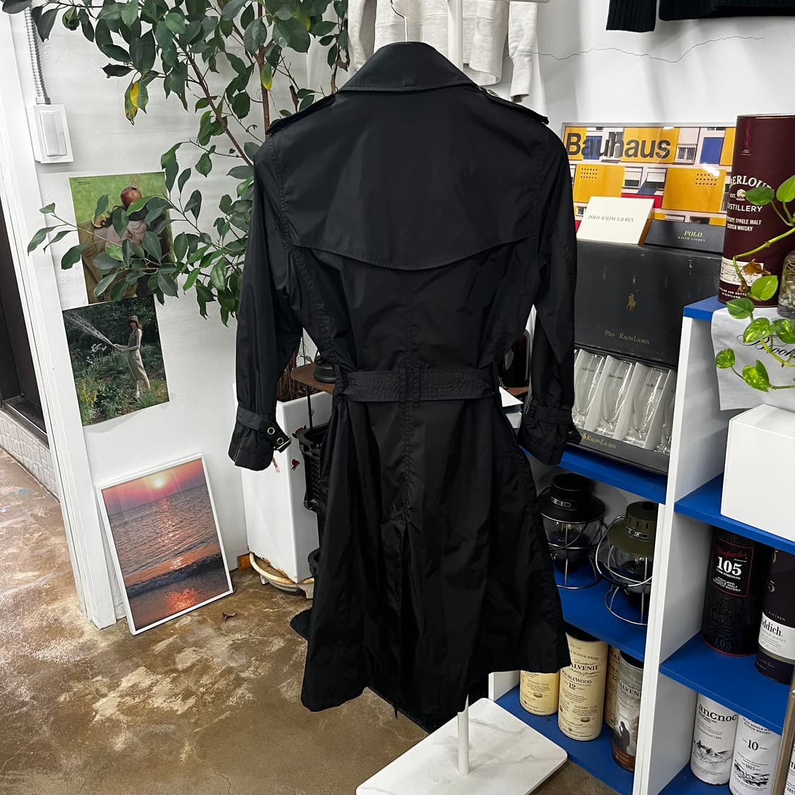 버버리 나일론 벨티드 트렌치 코트 Uk10 상품이미지5