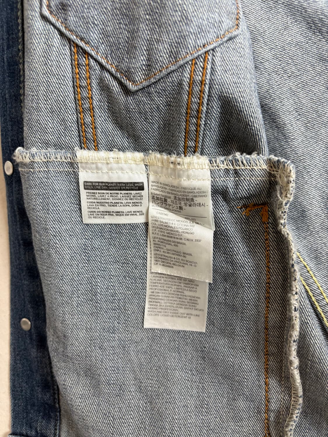 Levis 리바이스 데님 트러커 자켓 M 상품이미지3