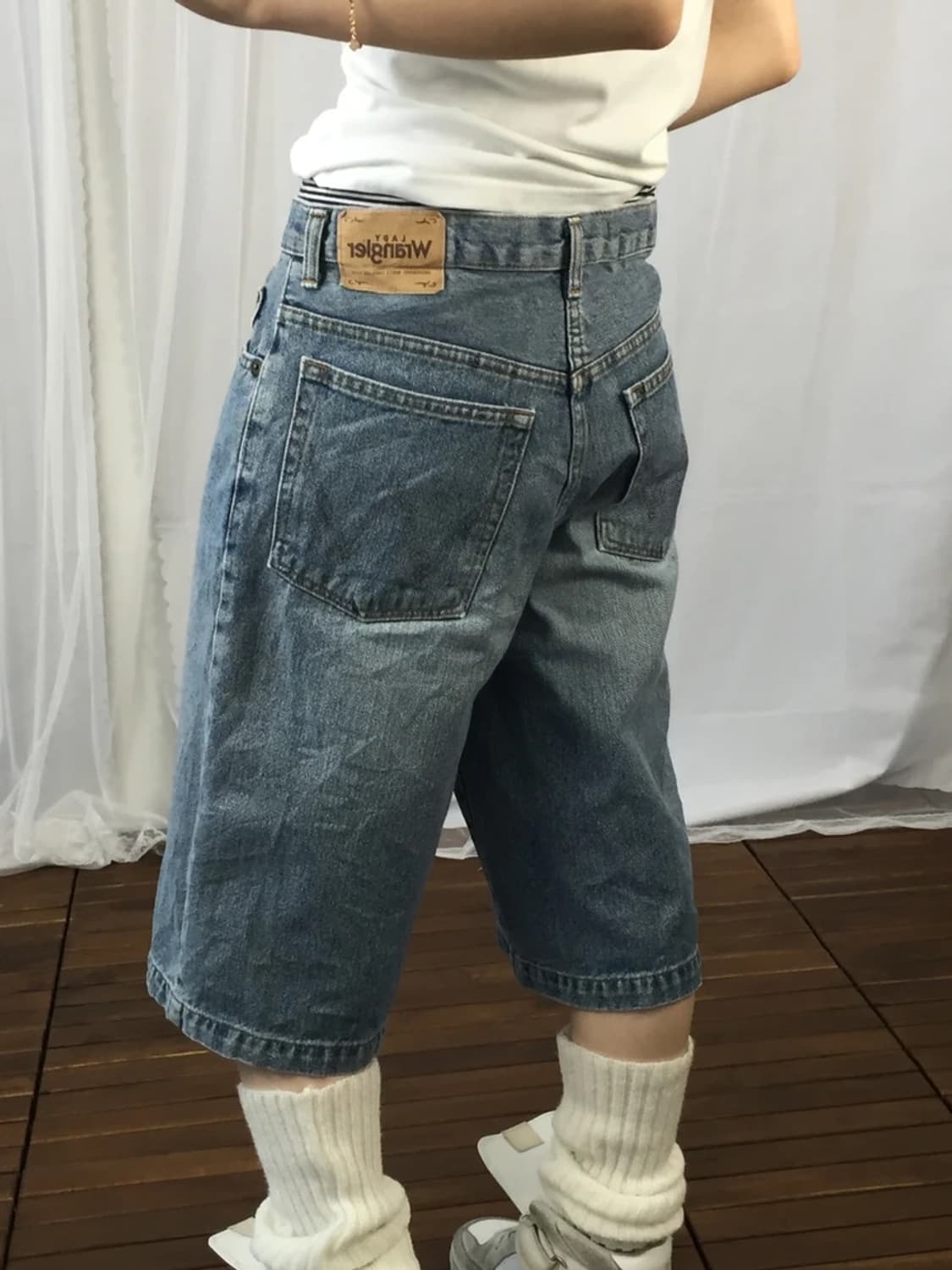 Wrangler Light Denim Shorts 상품이미지3