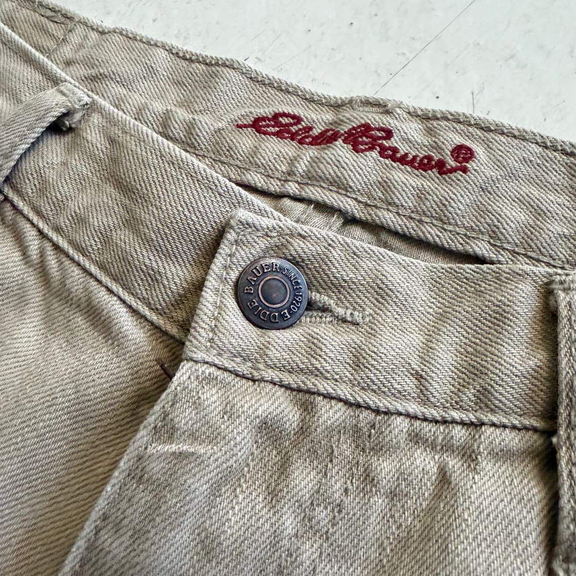 에디바우어 빈티지 부츠컷 코튼팬츠 34x30 상품이미지4