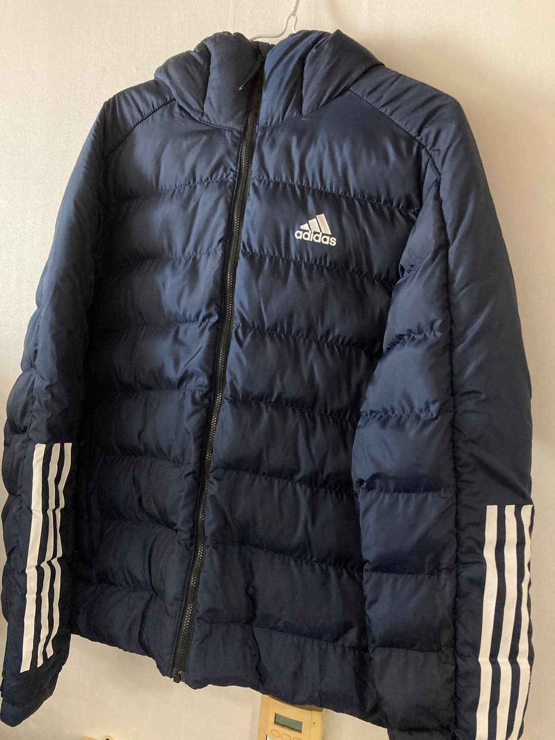 아디다스 네이비 삼선 패딩 상품이미지2