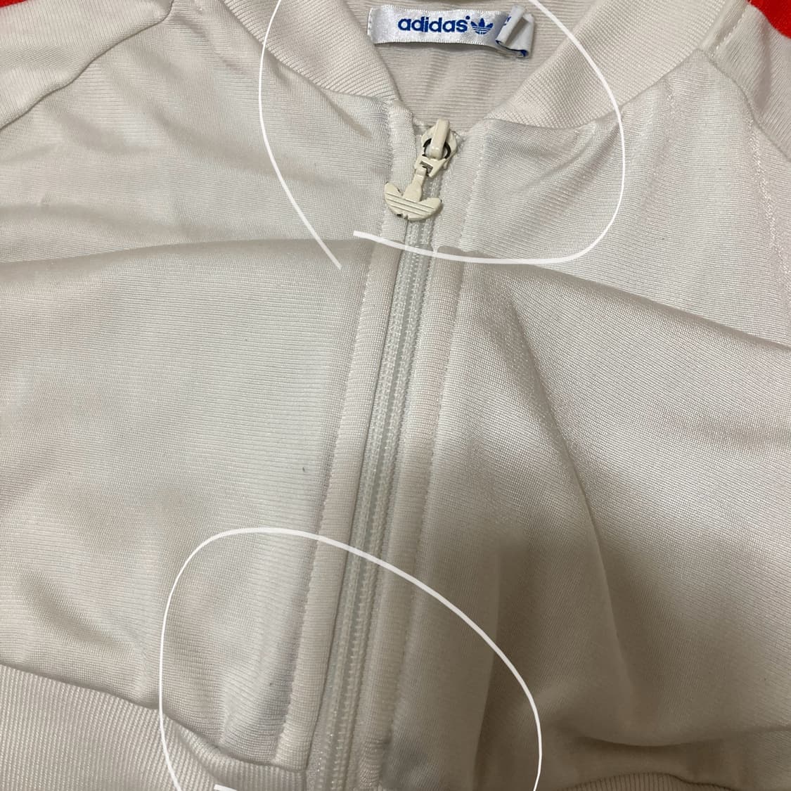 아디다스 흰빨 슈퍼스타 져지 M 상품이미지2