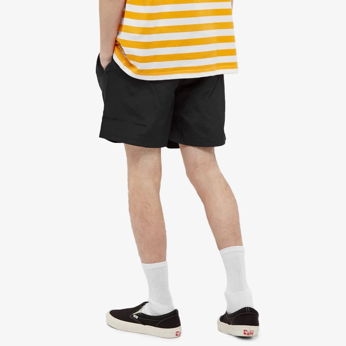 디스이즈네버댓 T로고 나일론 쇼츠 반바지 블랙 M 상품이미지5