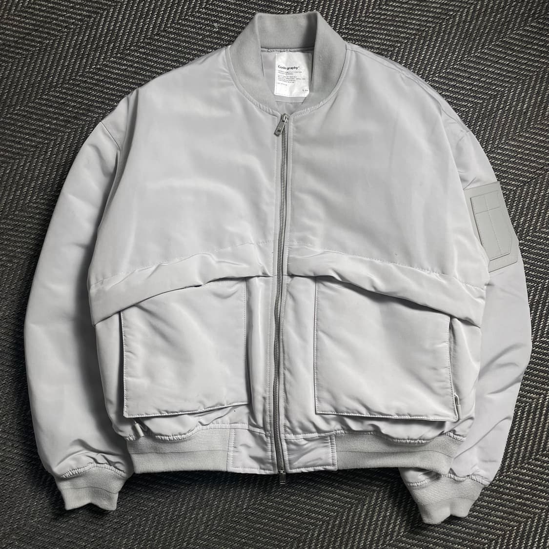 코드그라피 패치 디테일 유틸리티 MA-1 항공 점퍼o 4830 상품이미지1