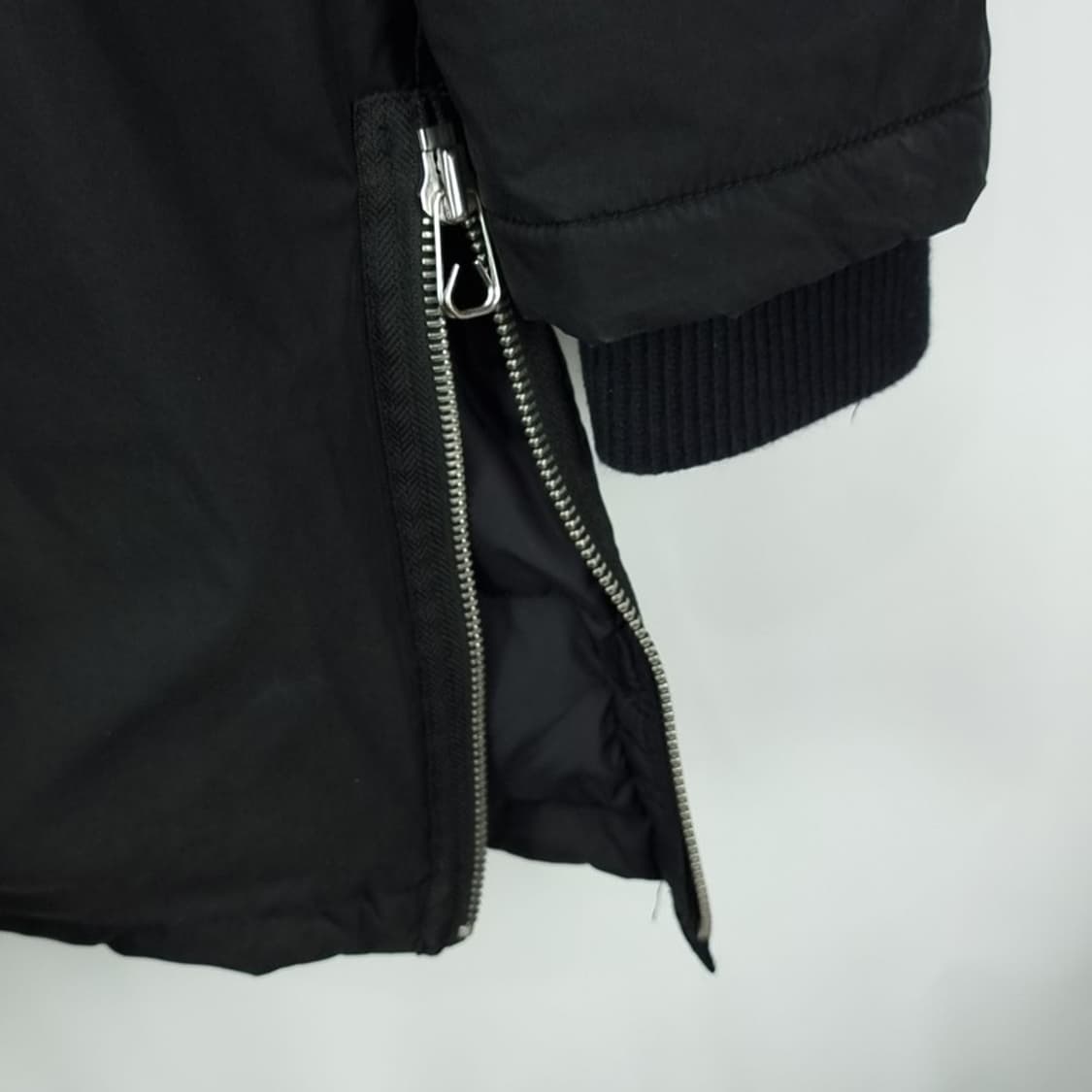 [DIESEL] 디젤 N3B 오마주 후드 롱패딩 블랙 P01143 상품이미지7