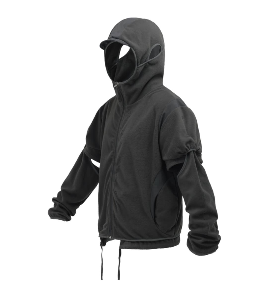 오호스 플리스 집업 EAR HOLE HOODIE FLEECE ZIP-UP 상품이미지1