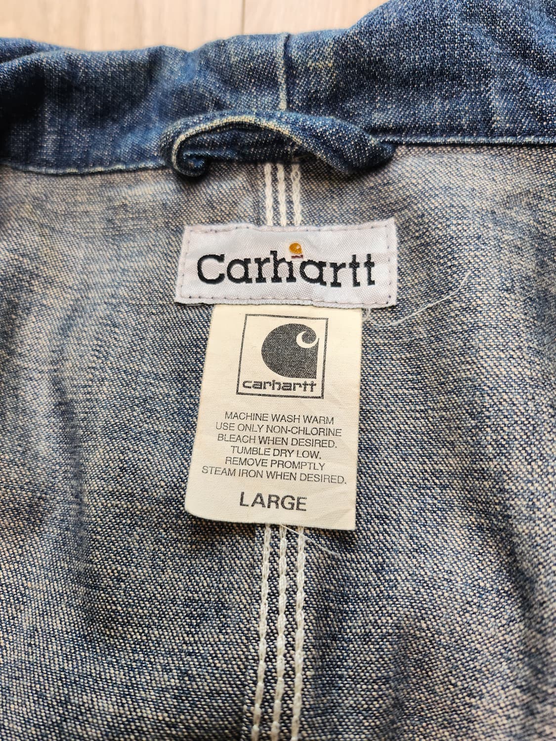 칼하트 후드워크데님자켓(L 상품이미지8