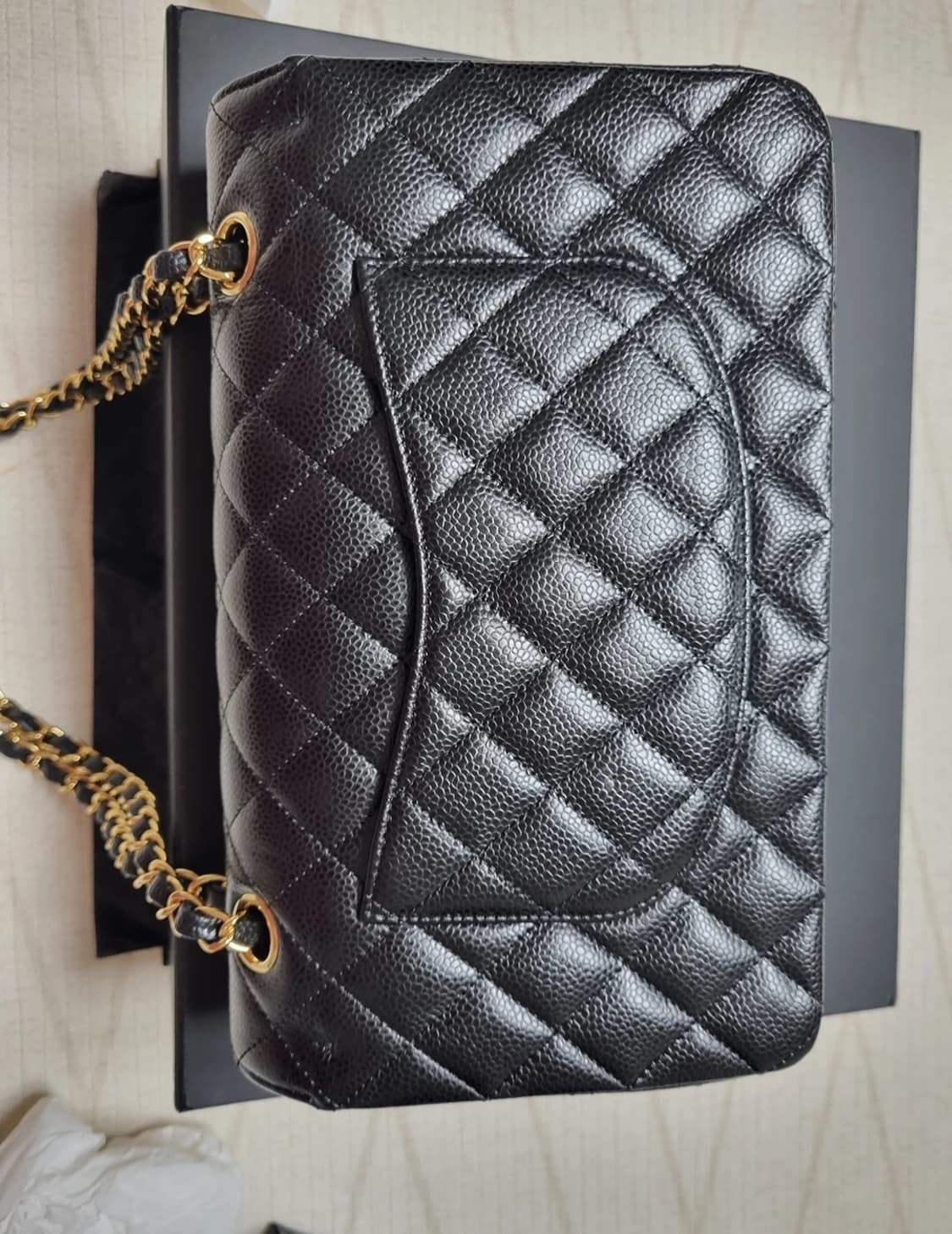 (정품)샤넬 클래식 캐비어 금장 급처! 상품이미지7