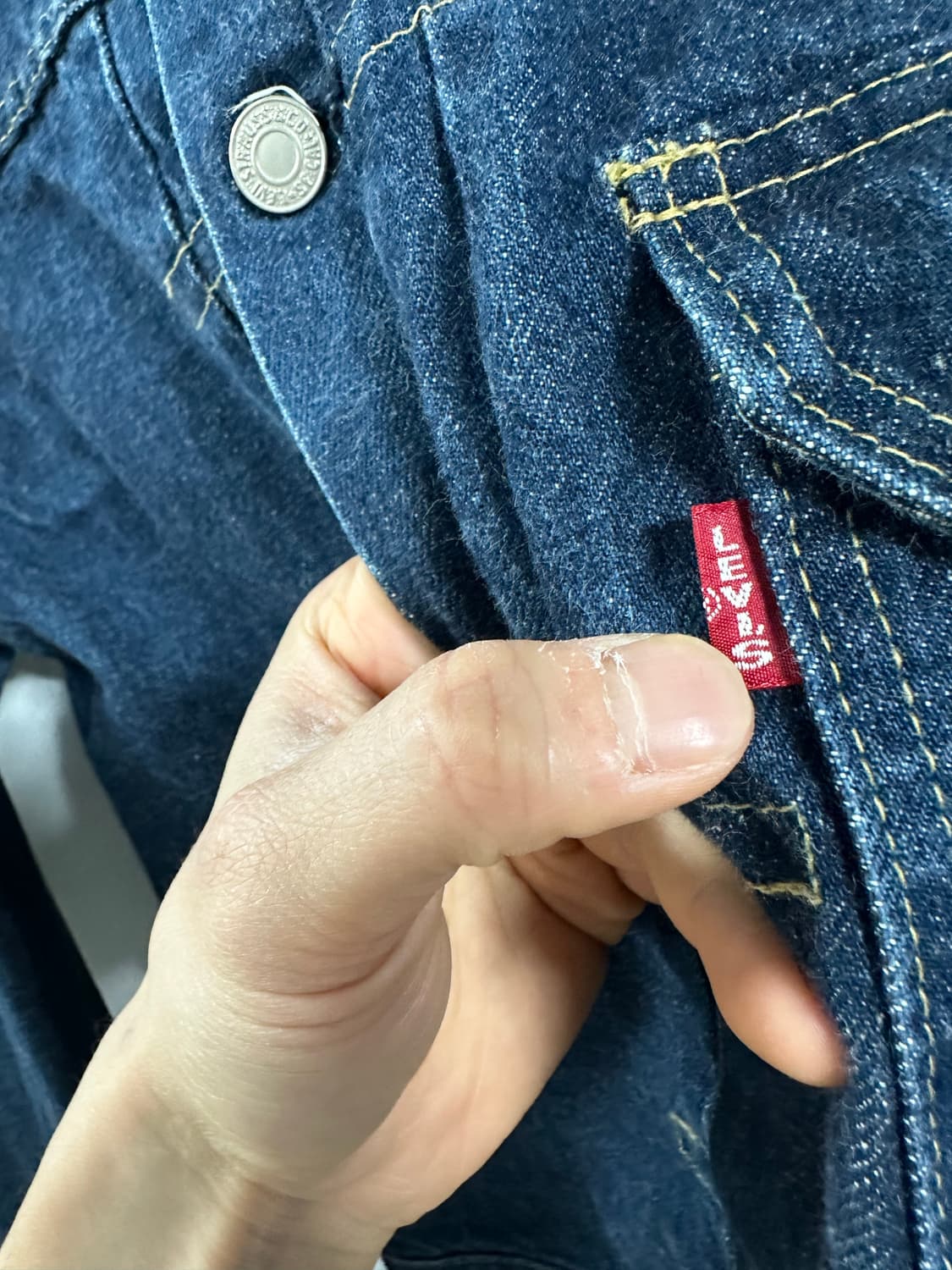 리바이스 1세대 70502XX 셀비지 데님 트러커자켓 상품이미지3