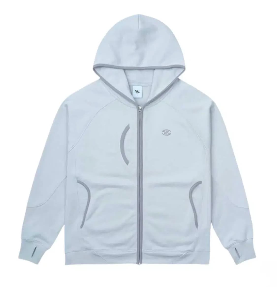 산산기어 후디 집업 그레이 24ss 1사이즈 상품이미지1