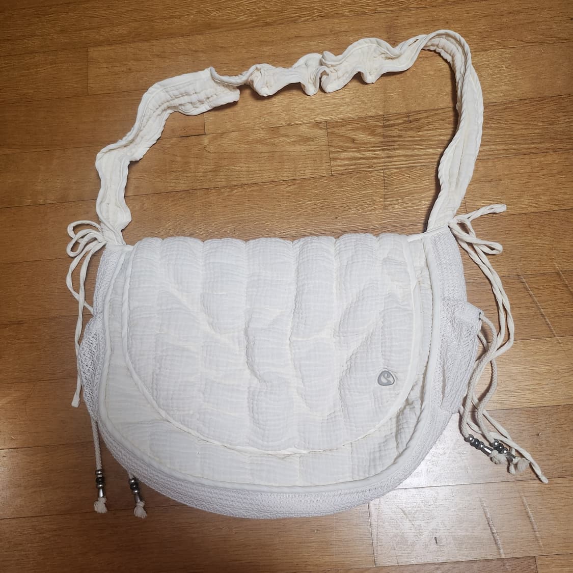 코이세이오 퀼팅 크로스백 아이보리 상품이미지2