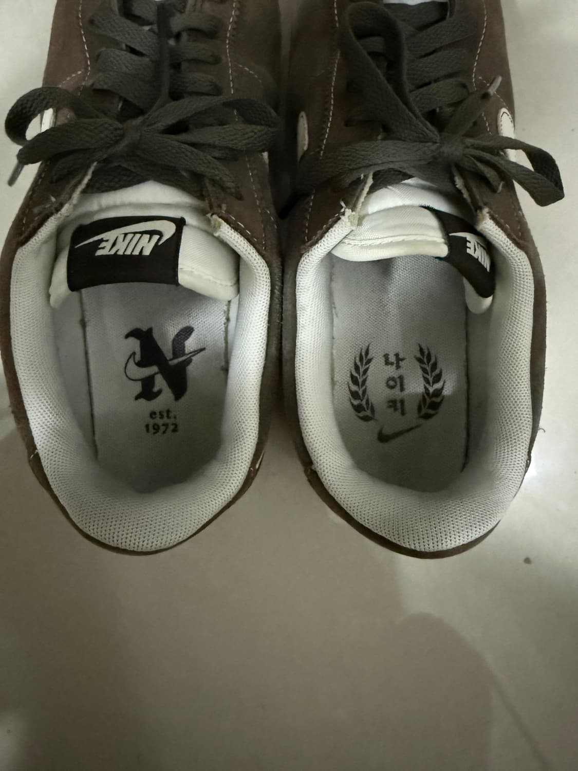 나이키 코르테즈 SE 한글날 바로크 브라운 세일 255 상품이미지5