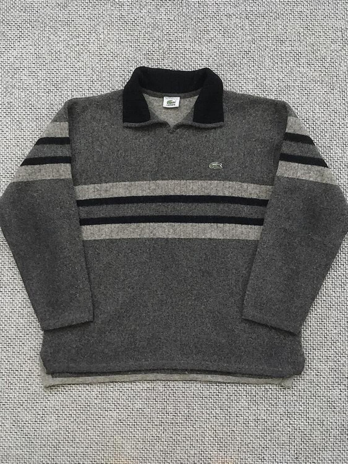 90s spain made open-collar rugby sweater 상품이미지5