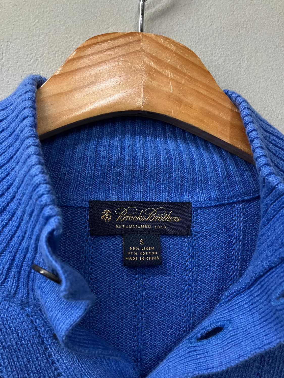 브룩스브라더스 케이블 버튼 집업 니트 상품이미지4