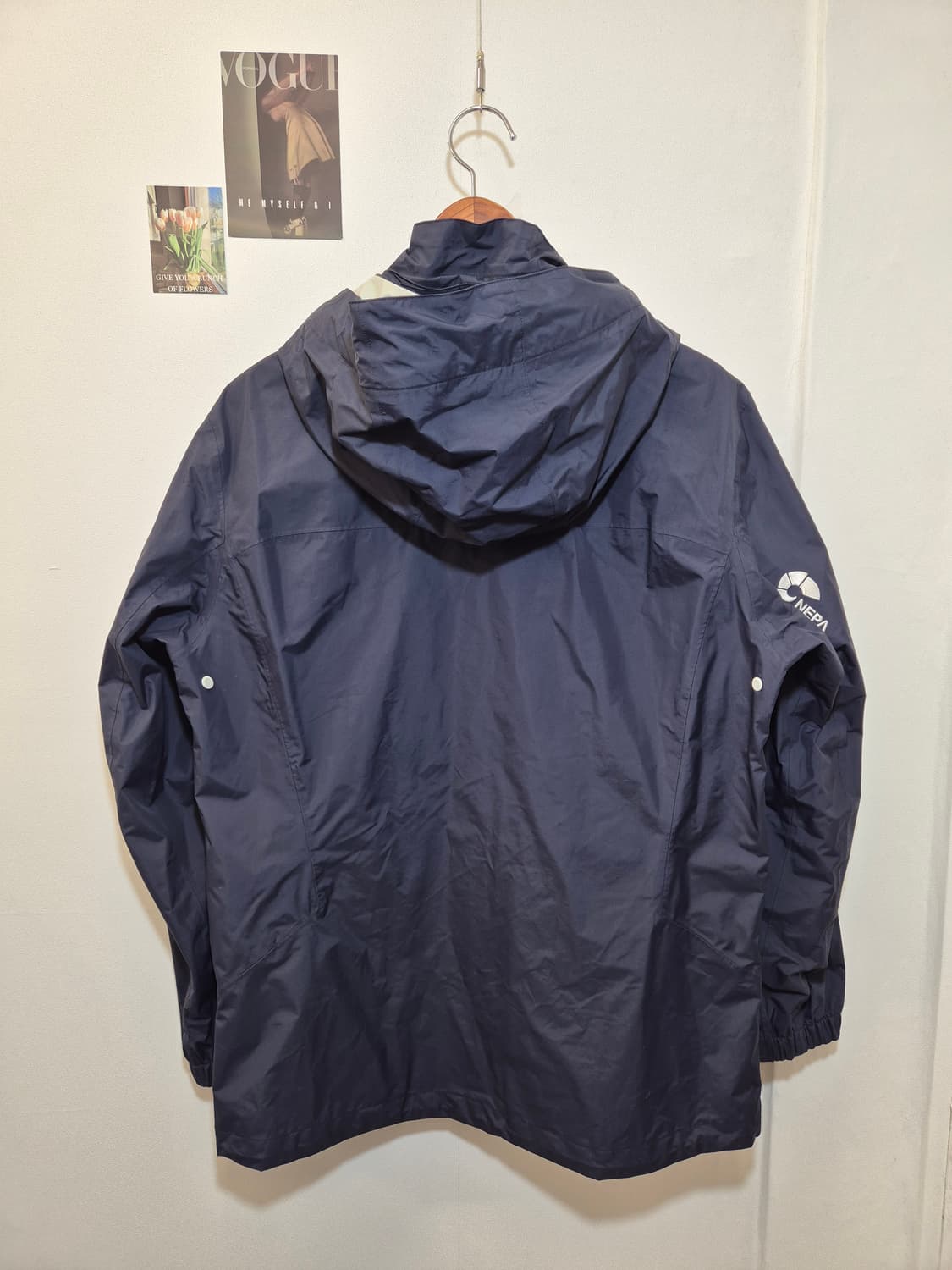 네파 네이비 색상의 후드 바람막이 105
사이즈  상품이미지5