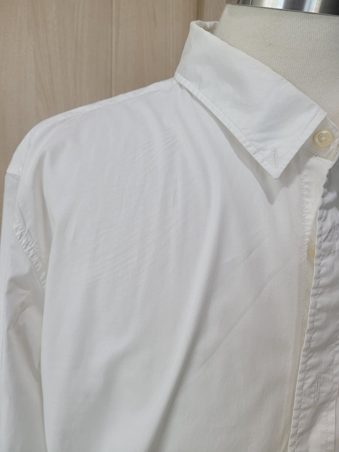 갭 GAP 남자 스탠다드 핏 스트레치 셔츠 105 화이트 상품이미지3