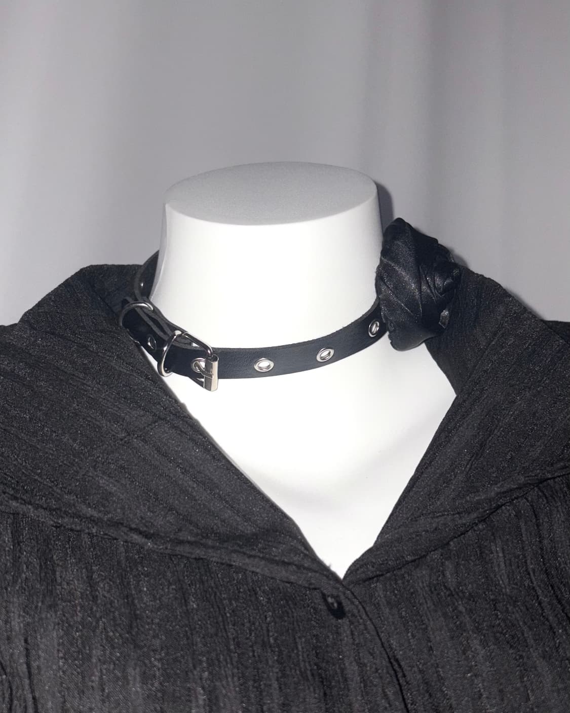 나나 블랙 장미 벨트 초커 일본 갸루 펑크 st 상품이미지3