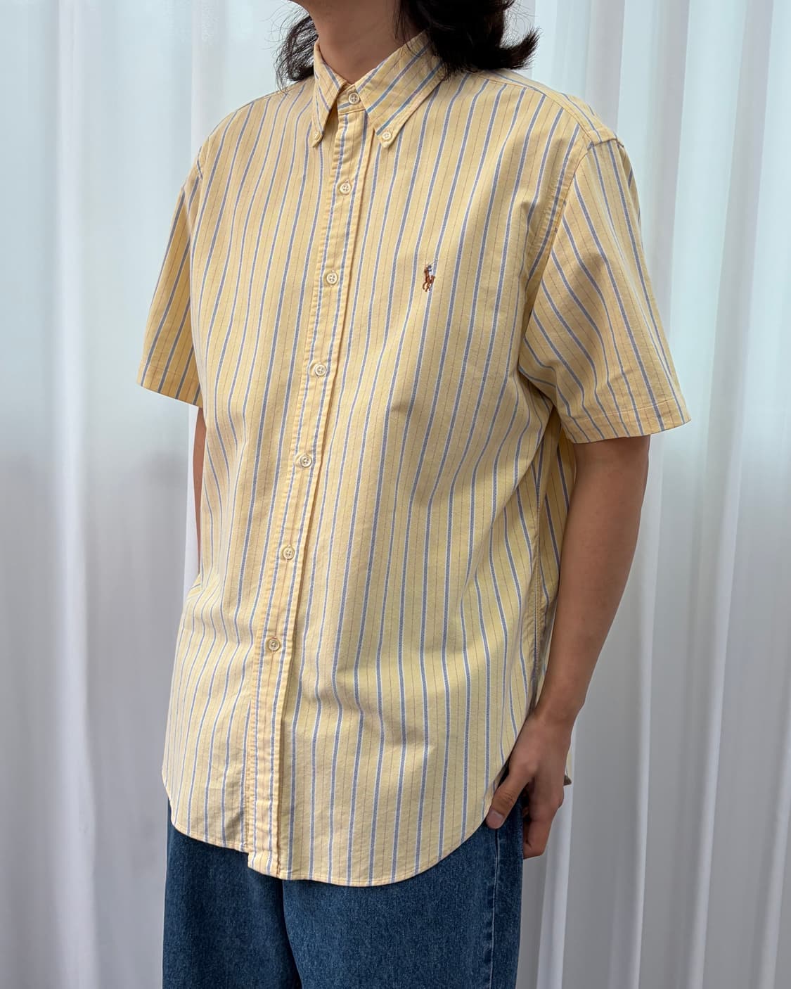 [L]폴로 랄프로렌 클래식핏 옥스포드 반팔 셔츠 상품이미지1