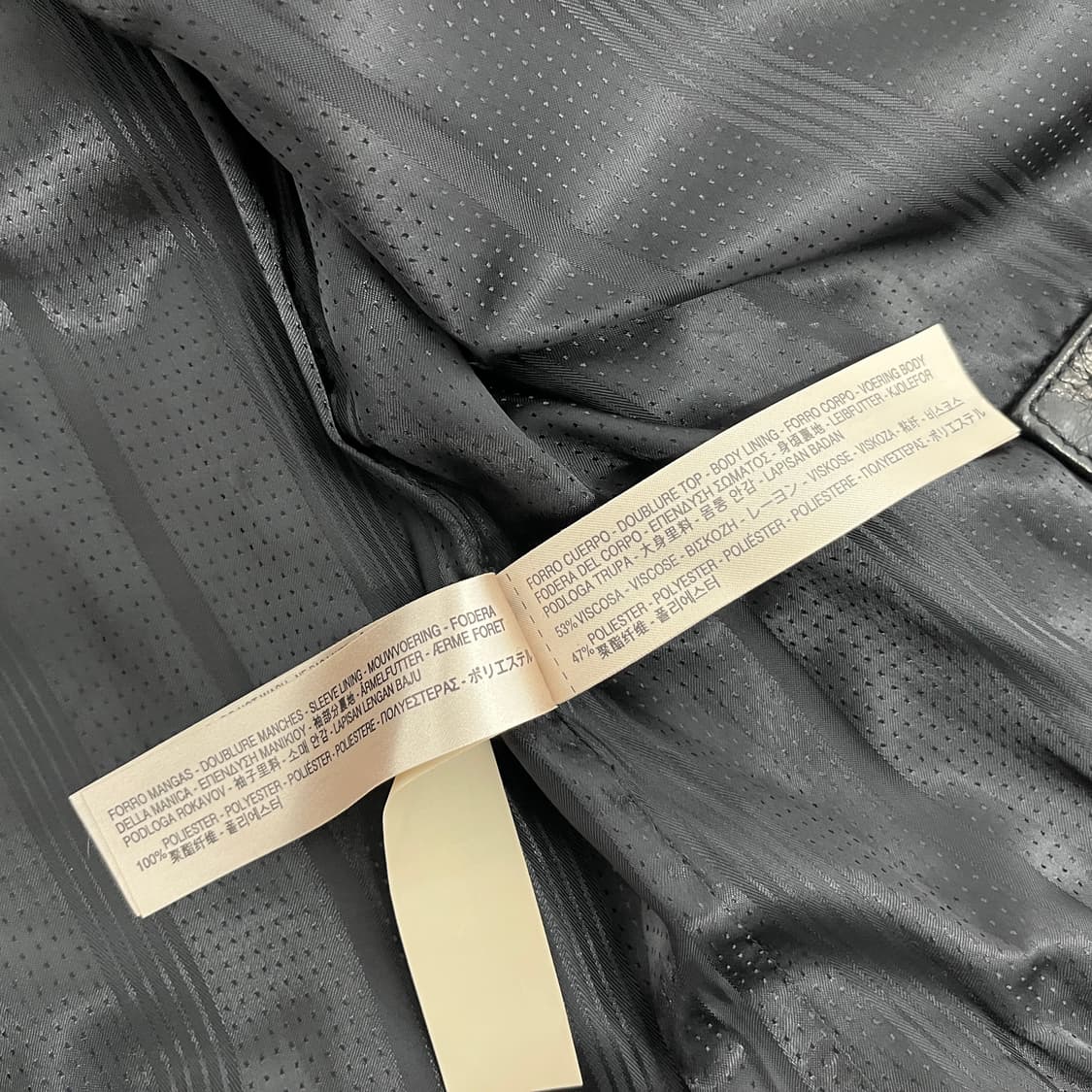 마시모두띠 양가죽 라이더 자켓 S 상품이미지9