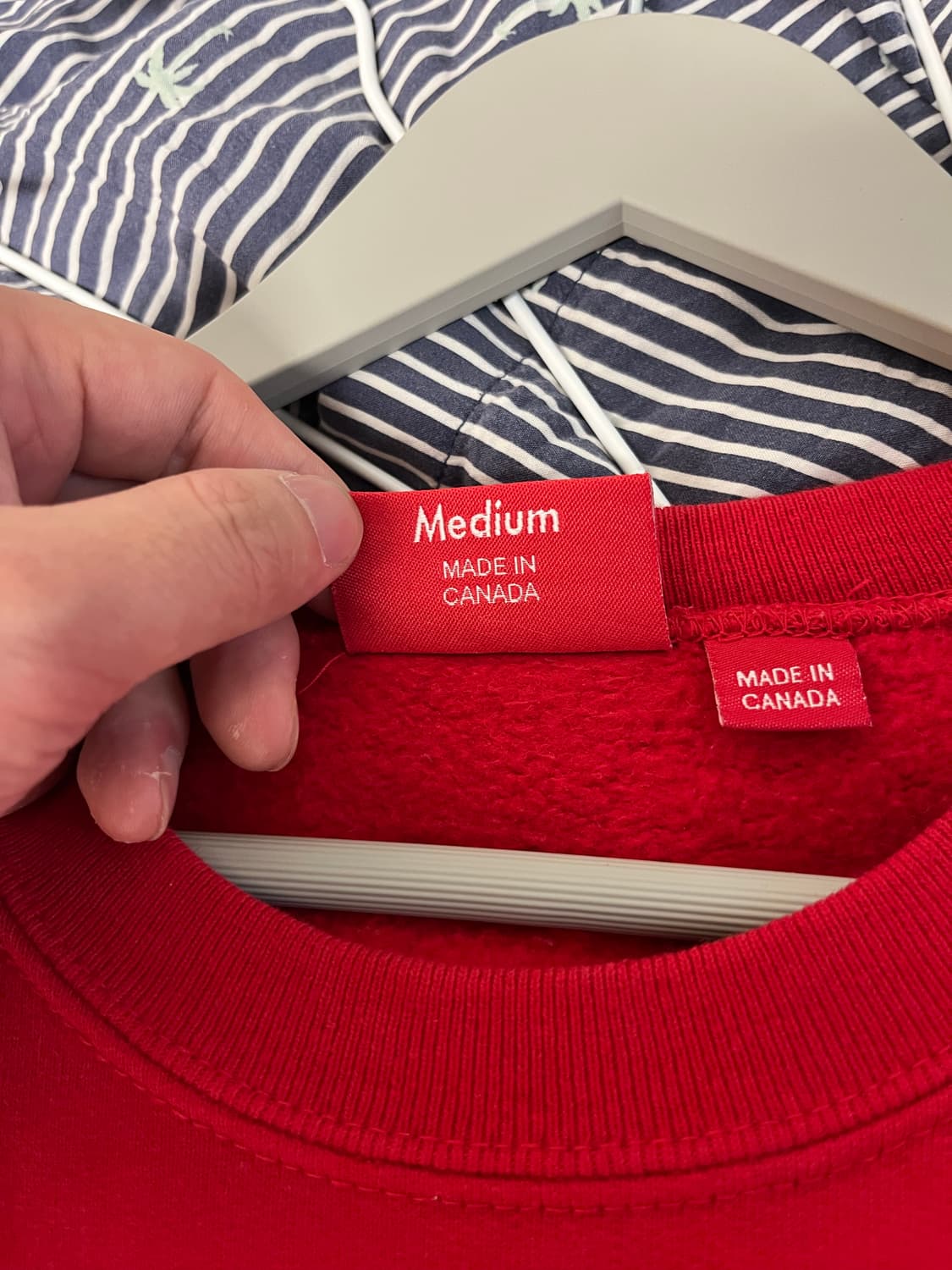 슈프림 19F/W  Fuck You 크루넥 레드 M 상품이미지7