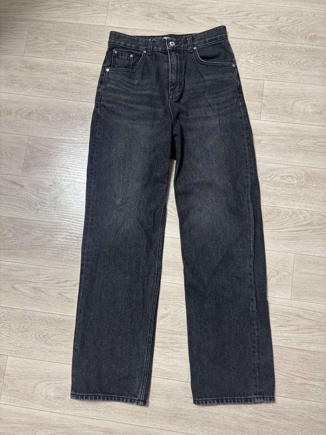 WMM Studios 더블유엠엠 스튜디오스 와이드 진 블랙 상품이미지1