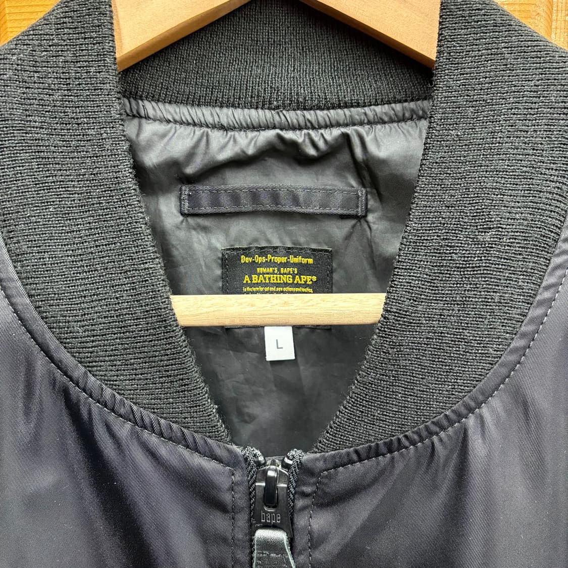 (L) 베이프 MA-1 나일론 봄버 자켓 상품이미지8