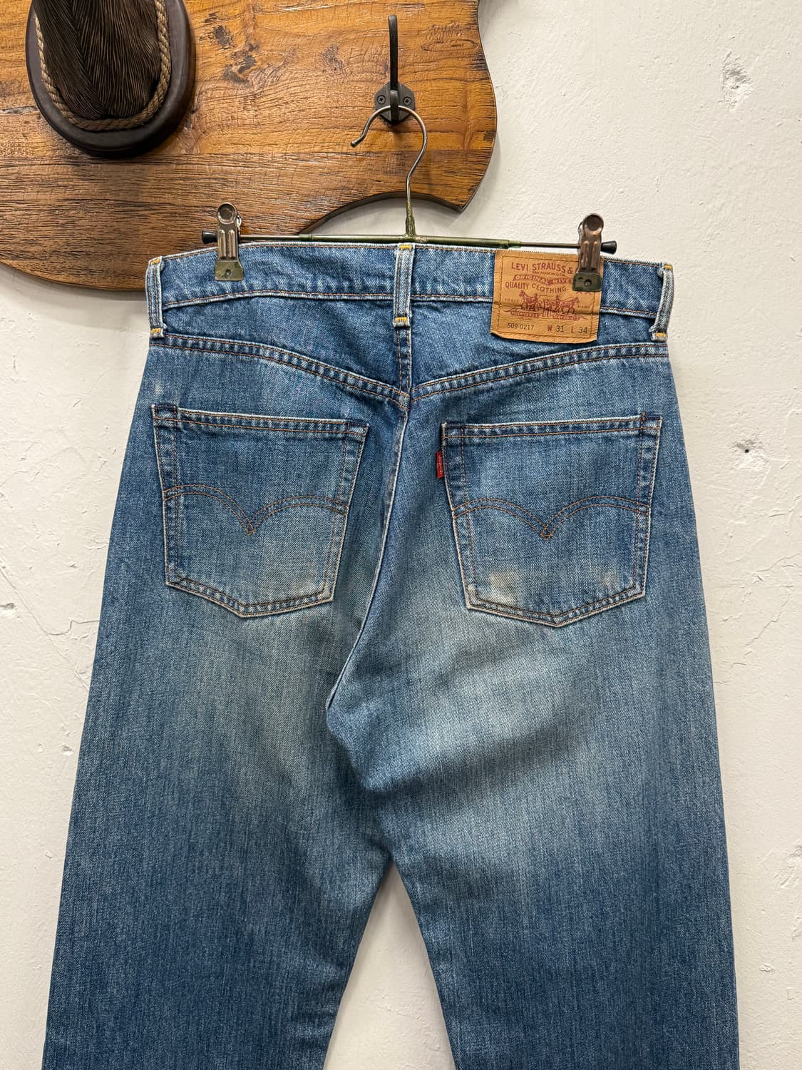 30.5) 90s Levi’s 509 Mid Blue Denim Pant 상품이미지1