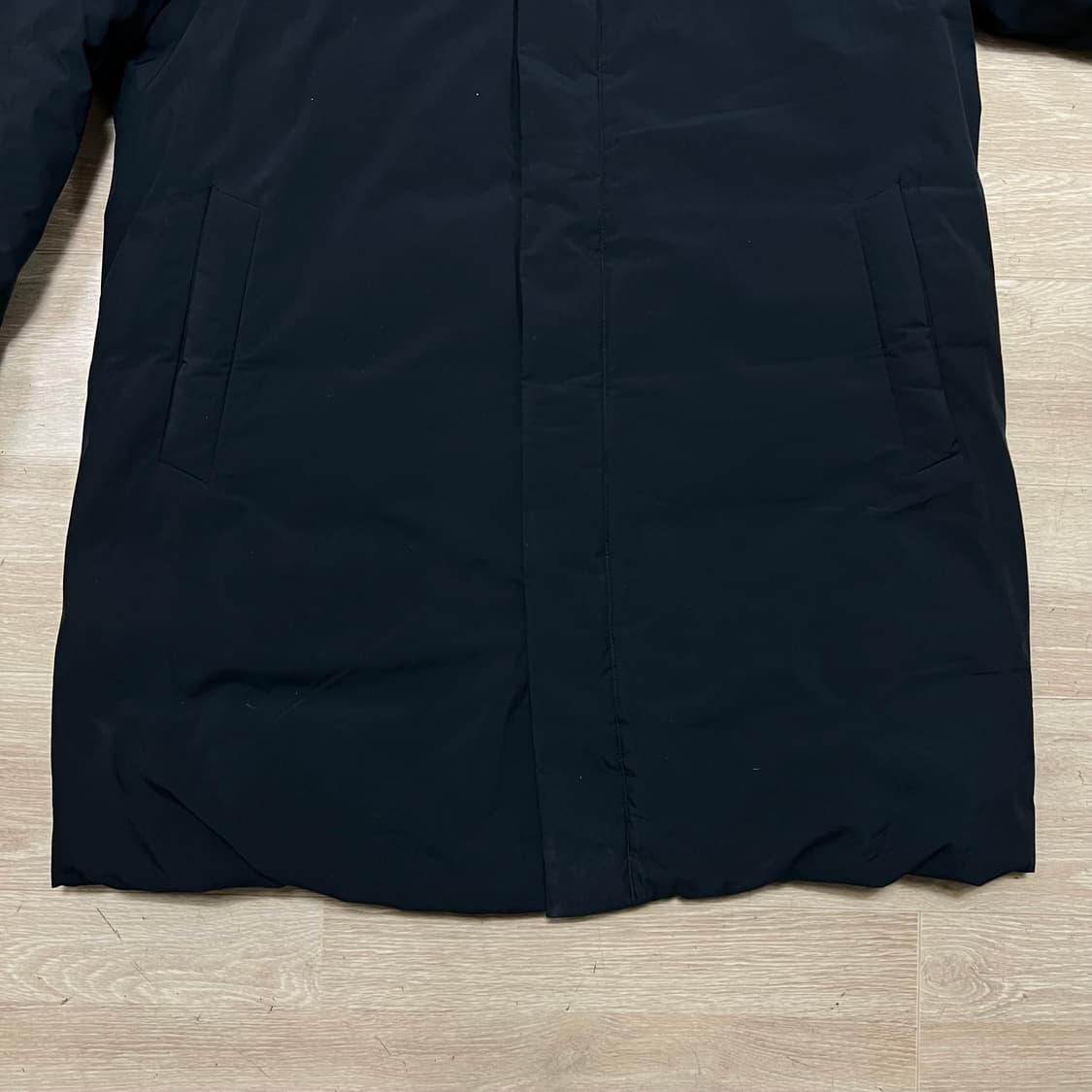 탑텐 덕다운 스탠드넥 미디엄 패딩 코트 [네이비] 2XL/110 상품이미지3