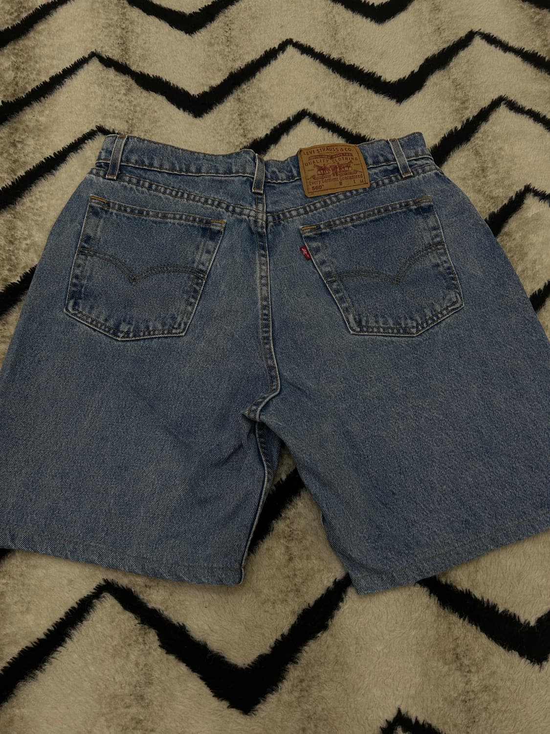 [M]리바이스560 USA 루즈핏 데님 반바지 상품이미지2