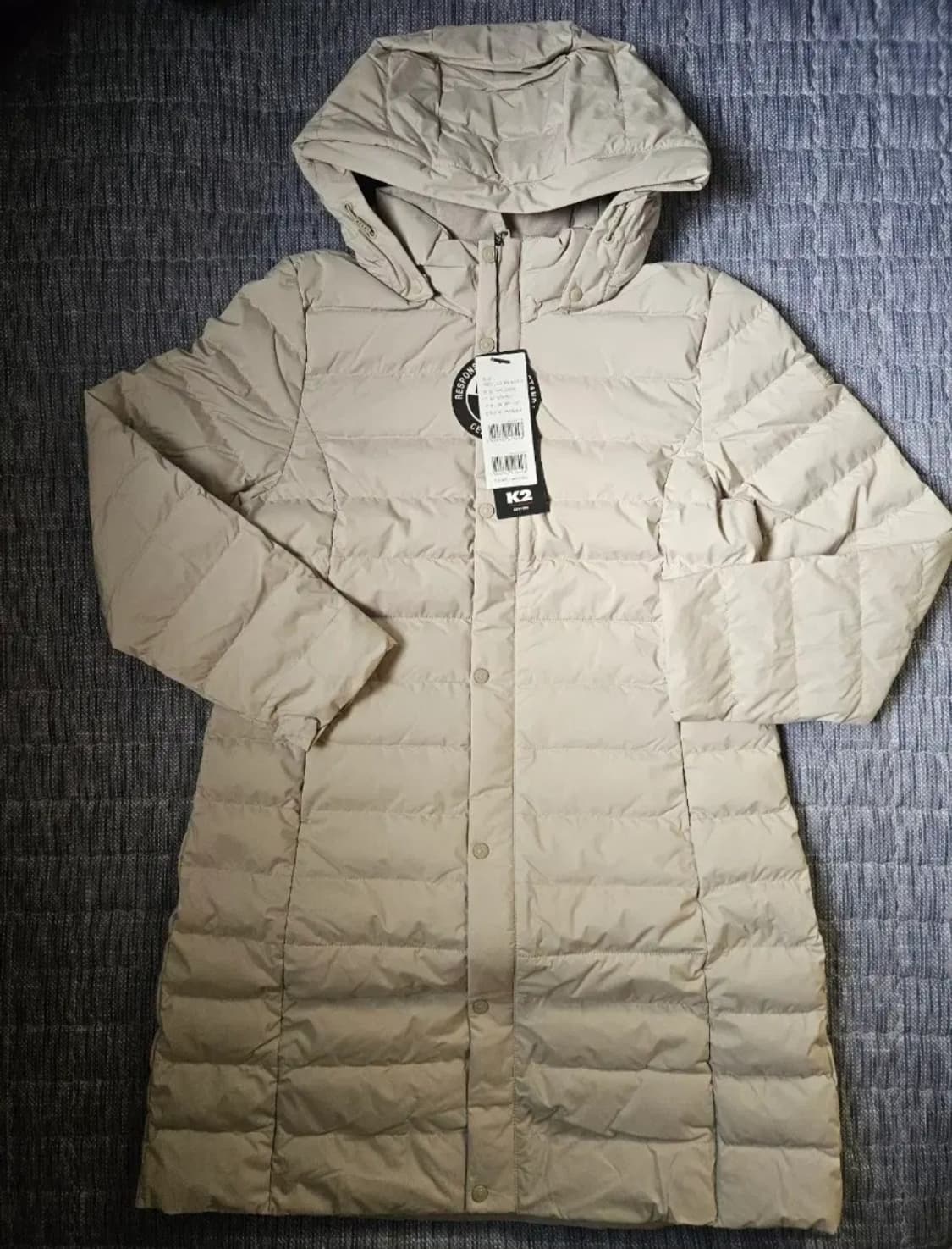 (새제품) K2 여성 롱패딩 구스다운 아이보리 95,100 상품이미지7