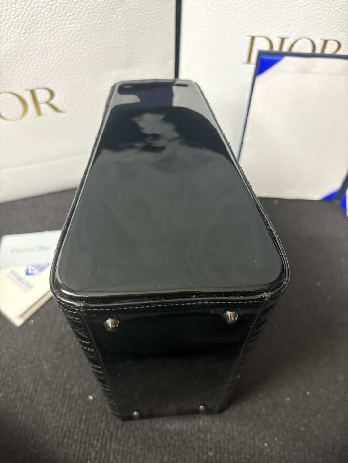 디올 페이던트 레이디백 은장 미듐 상품이미지6