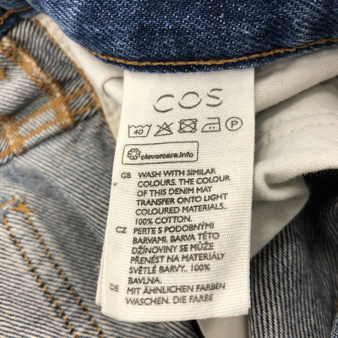 COS 코스 레귤러 미드라이즈 테이퍼드레그진 29  상품이미지6