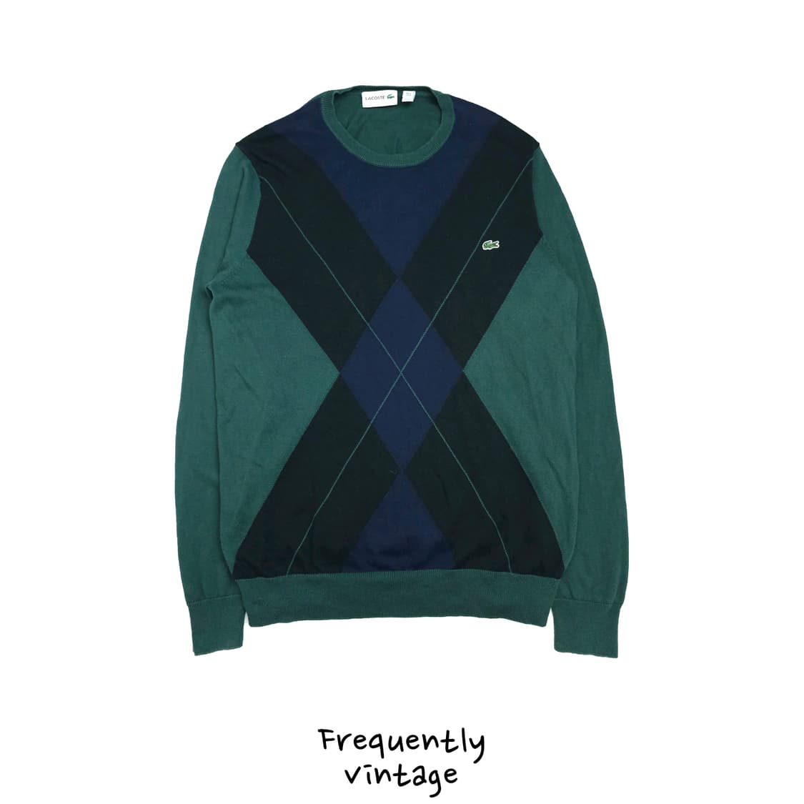 라코스테 아가일 니트  M 무배 상품이미지1