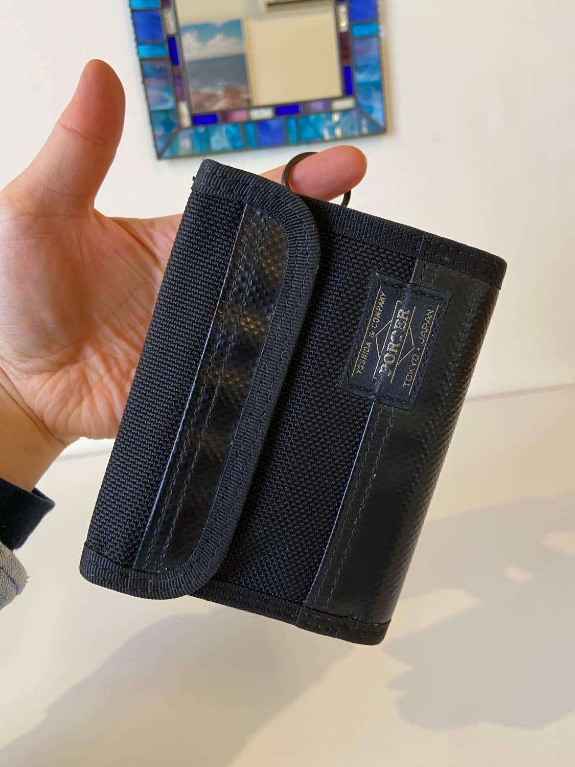 요시다포터 히트 블랙 지갑 카드지갑 반지갑 상품이미지9