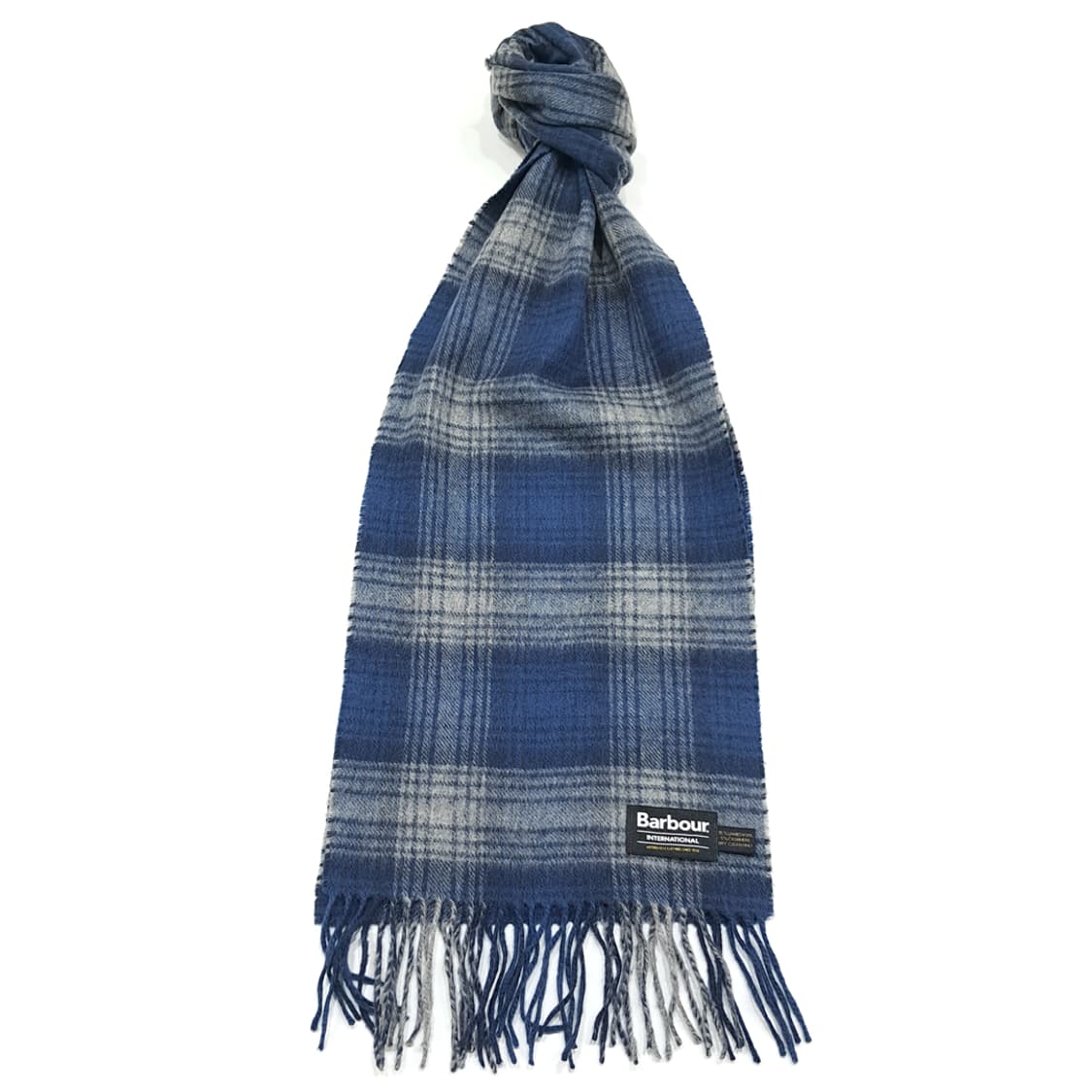 MX369 바버 캐시미어 블렌드 클래식 타탄체크 머플러 상품이미지1