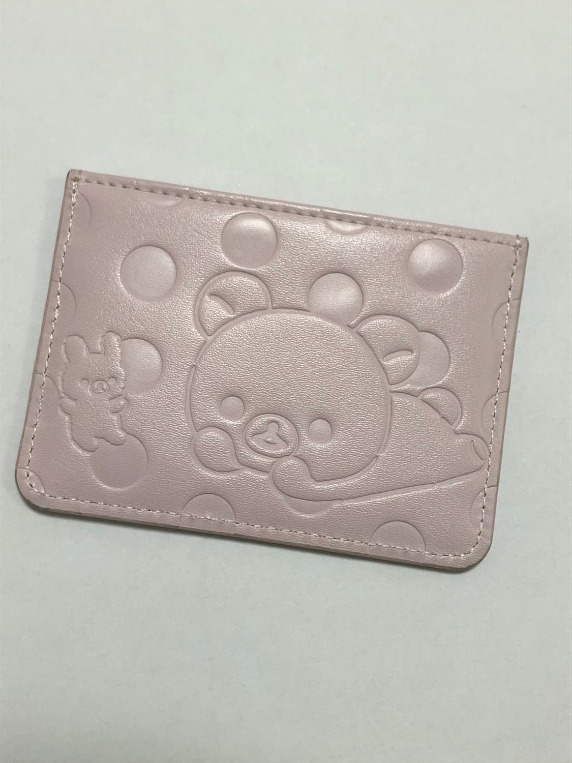 허그유어스킨 리릭쿠마 카드지갑 핑크  상품이미지1