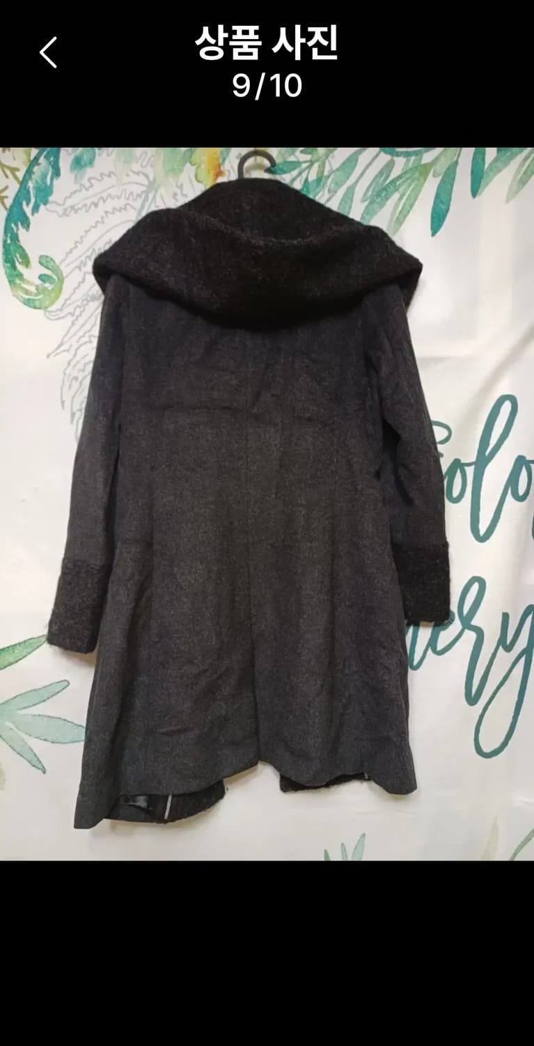 ck 캘빈클라인 모헤어 숄카라 울코트 55~66 상품이미지8