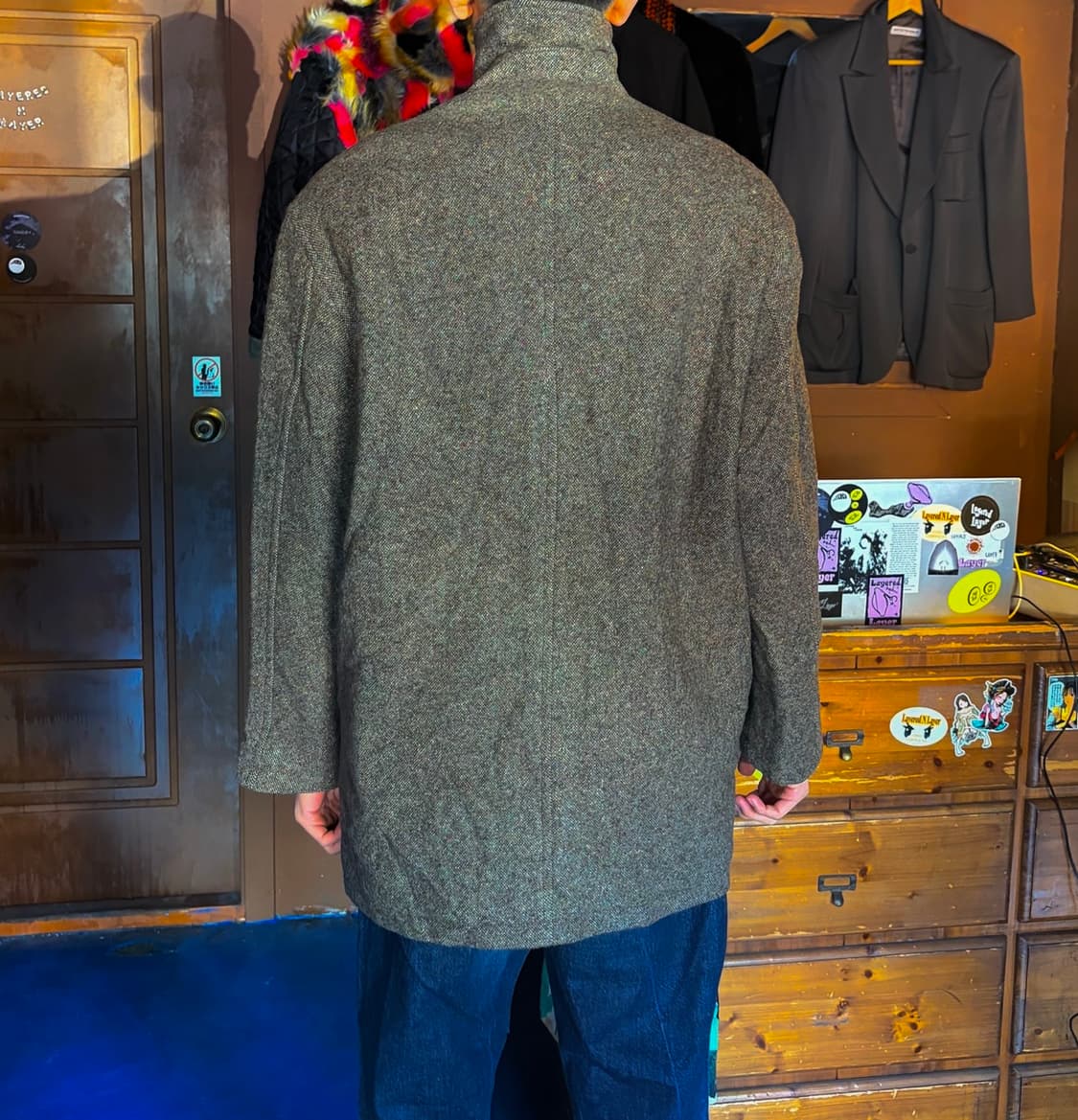 80s Kolon Manstar Layer Pocket Wool Coat 상품이미지10