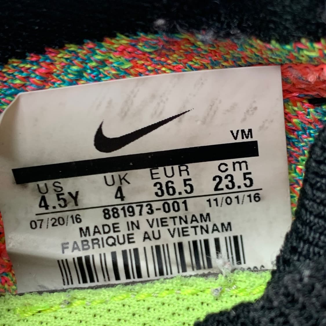 [235/정품] NIKE 나이키 프리 런 플라이니트 여성 운동화신발 상품이미지8