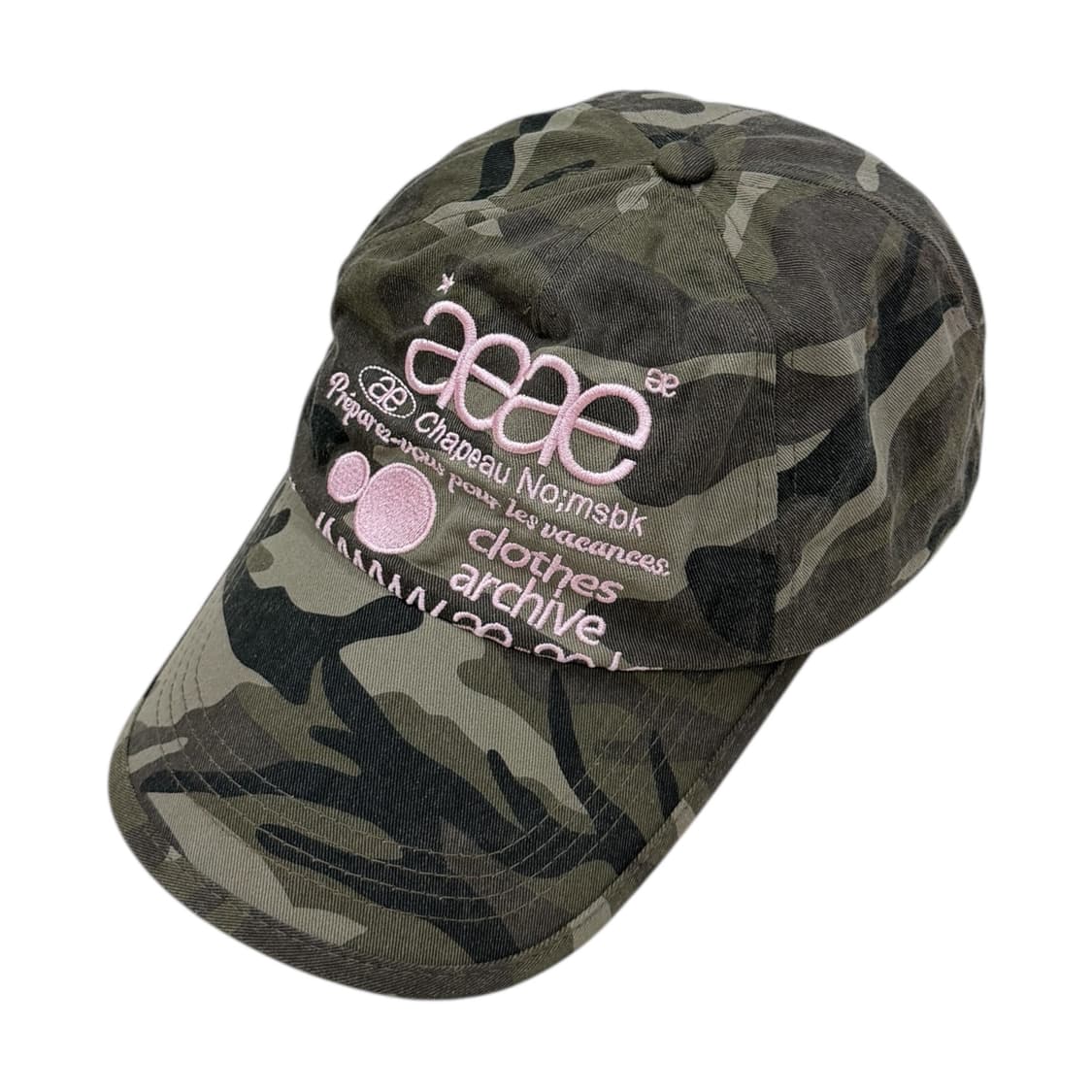 aeae 에이에이에이 밀리터리 카모 볼캡 모자 상품이미지2