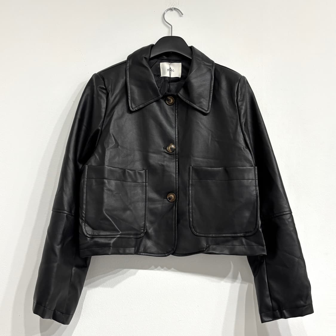 [새상품] 크롭 레더 가죽 자켓 2디자인 상품이미지6