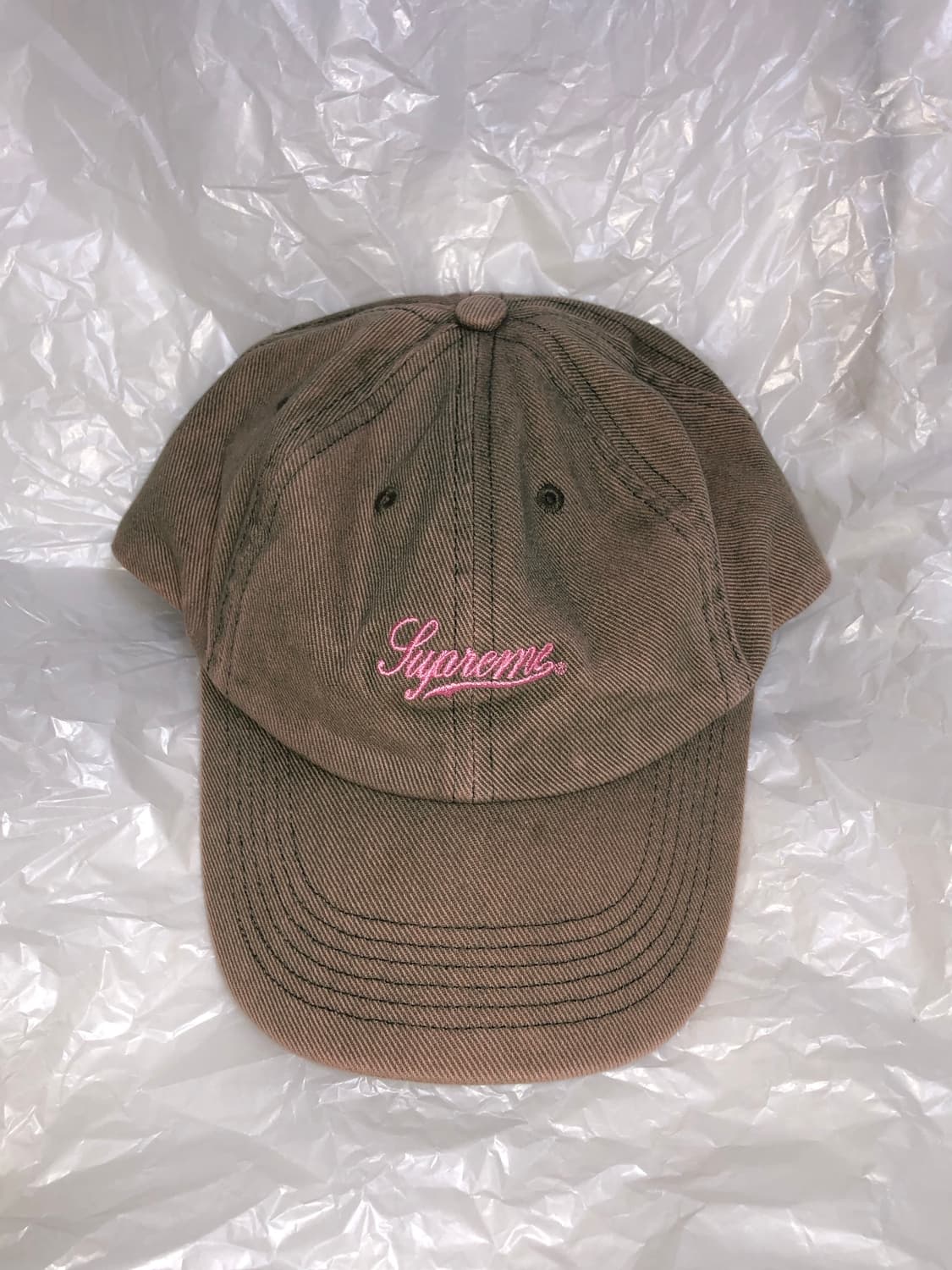 Supreme Washed Twill 6-panel 상품이미지1